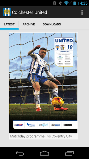 Colchester United programmes