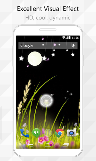 Dandelion Night Live Wallpaper