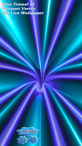 【免費個人化App】Blue Tunnel of Teleport Vortex-APP點子