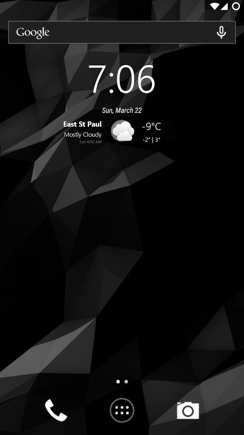 dark material // blacked out Screen 2