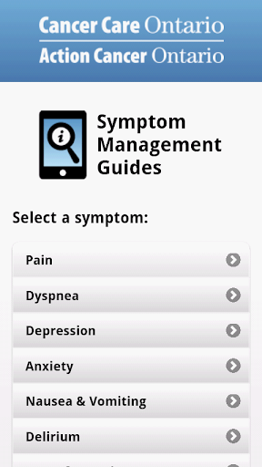 Symptom Management Guides