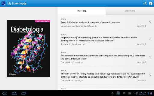 【免費醫療App】Diabetologia Journal (EASD)-APP點子