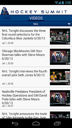 【免費運動App】Hockey Summit: NHL News-APP點子