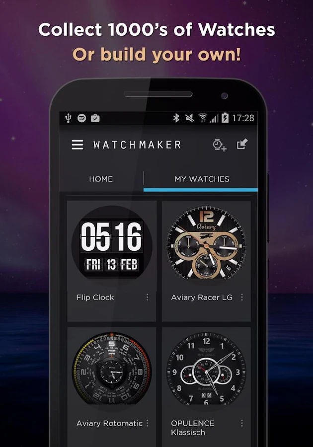 WatchMaker Premium Watch Face - screenshot