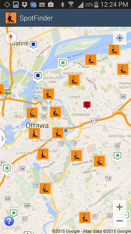 Longboard Spot Finder Screen 3