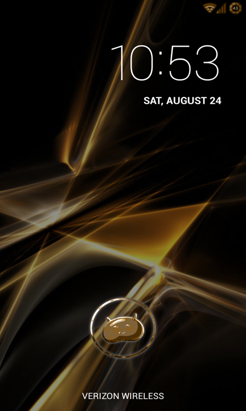 Luxurious Gold CM11 AOKP Theme - screenshot