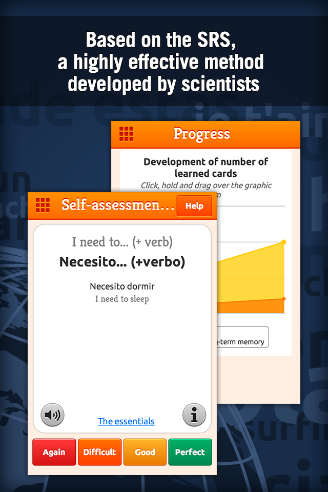 Learn Spanish with MosaLingua Screen 2