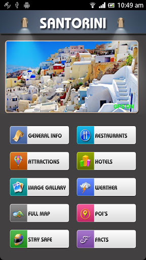 Santorini Offline Map Guide