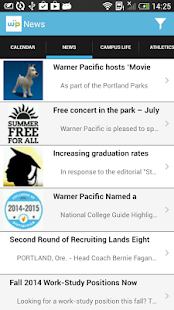 Warner Pacific Mobile Screenshots 0