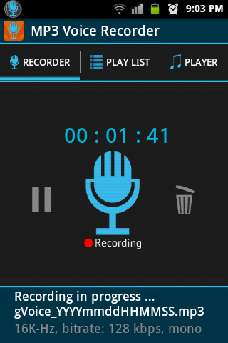 【免費生產應用App】Smart Voice Recorder MP3 PRO-APP點子