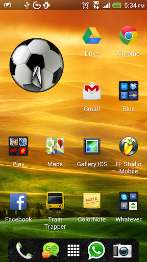 Football Soccer Clock Widget