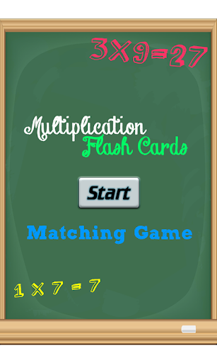 Multiplication Flash Cards