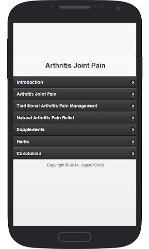 Arthritis Joint Pain