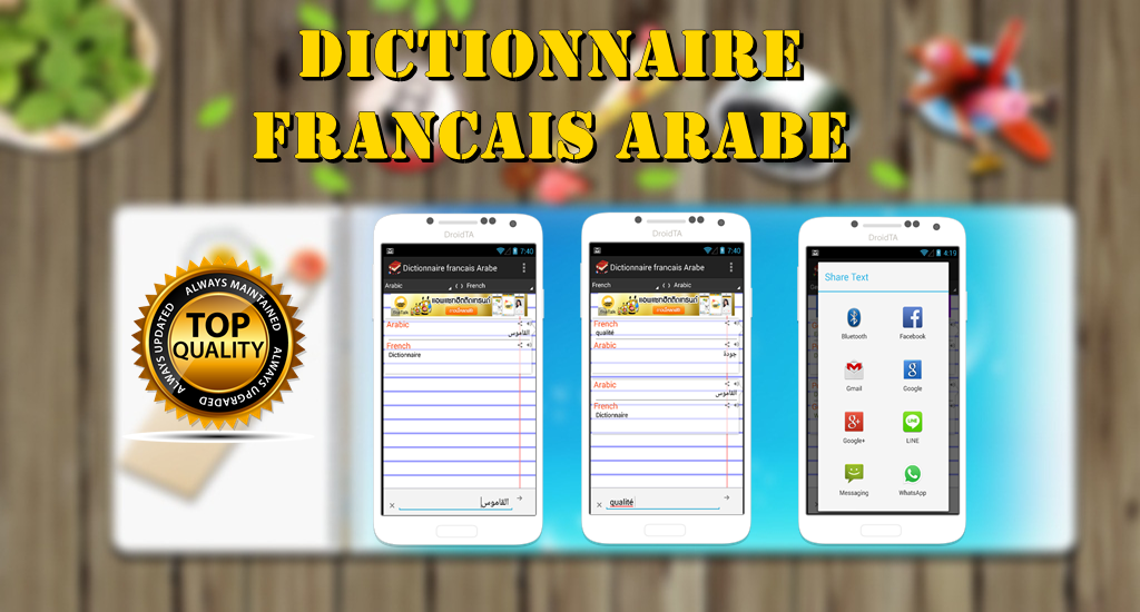 dictionnaire francais arabe