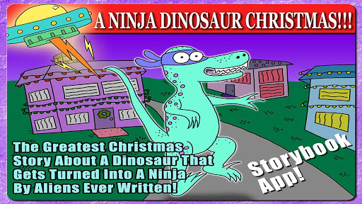 Ninja Dinosaur Christmas Lite