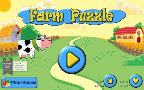 Farm Animal Puzzles for Kids