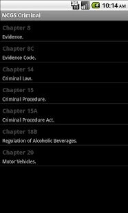 Free NC General Statutes - Criminal APK for Android