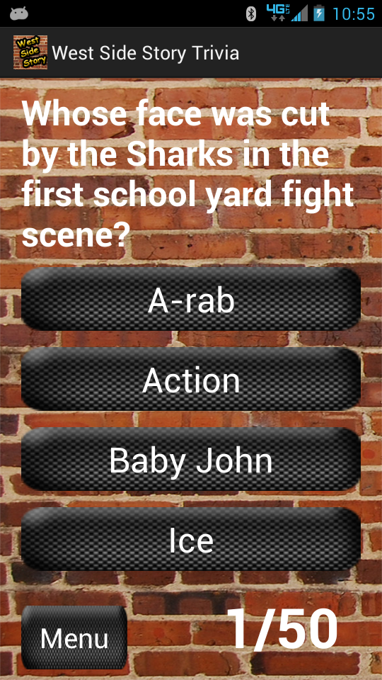 West Side Story Trivia Screen 2