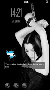 Broken Glass - FN Theme Screenshots 0