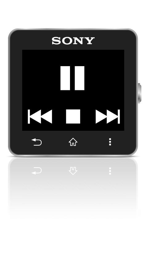 Media Controls for SmartWatch Screen 3