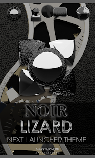How to mod Next Launcher Theme black liz 2.33 apk for bluestacks