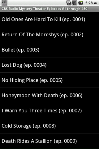 【免費音樂App】CBS Radio Mystery Theater V.01-APP點子