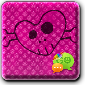 Pink Halloween Go SMS Theme.apk 1.1
