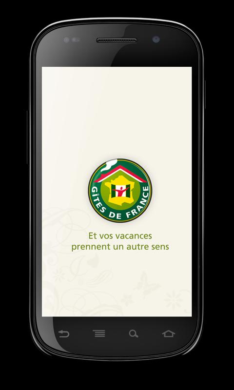 Android application Gîtes de France screenshort