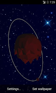 Download Asteroid live wallpaper APK
