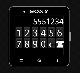 Dialling Pad for SmartWatch 2