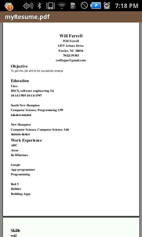 Resume Builder Elite - screenshot