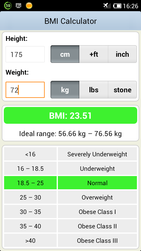 BMI Calculator - Android Apps on Google Play