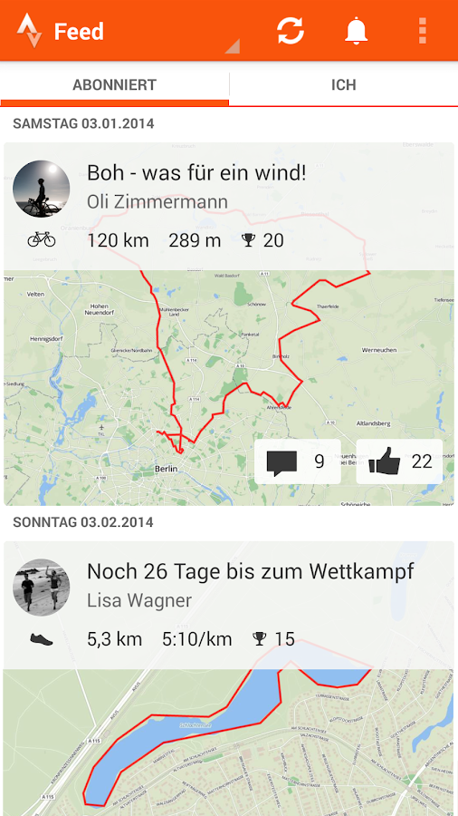 Strava GPS Laufen & Radfahren AndroidApps auf Google Play