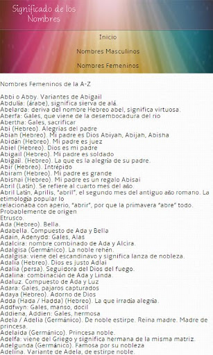 【免費生活App】Significado de los Nombres-APP點子