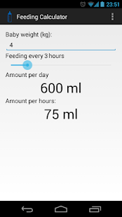 Feeding Calculator