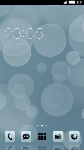 Fuzzy Circles C Launcher Theme