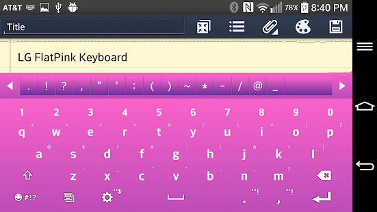 How to download FlatPink Keyboard LG THEME 2.0.13 unlimited apk for pc