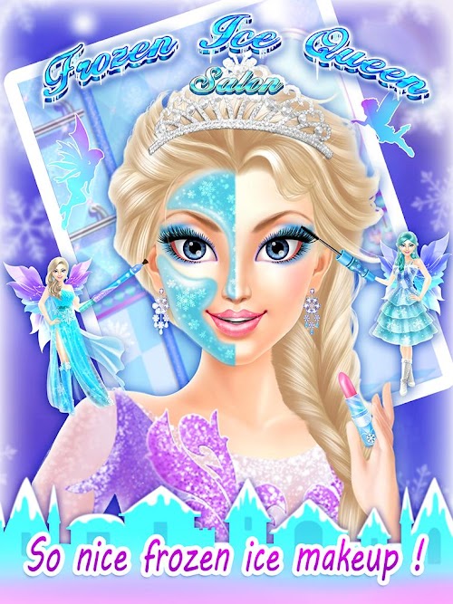 Android application Frozen Ice Queen Salon screenshort