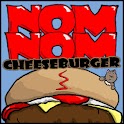 Nom Nom Cheeseburger BETA logo