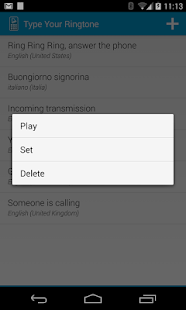 Type Your Ringtone Pro - screenshot thumbnail