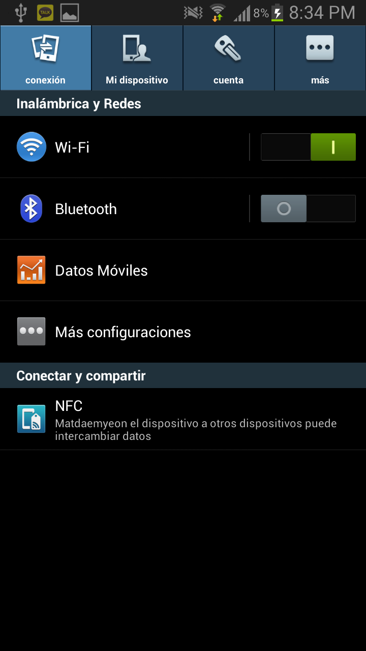 Android application GalaxyS4 Settings for Froyo~JB screenshort