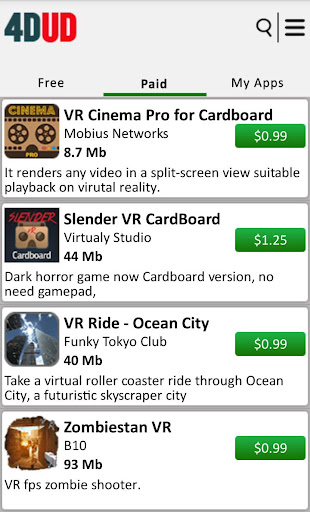 4DUD VR Apps