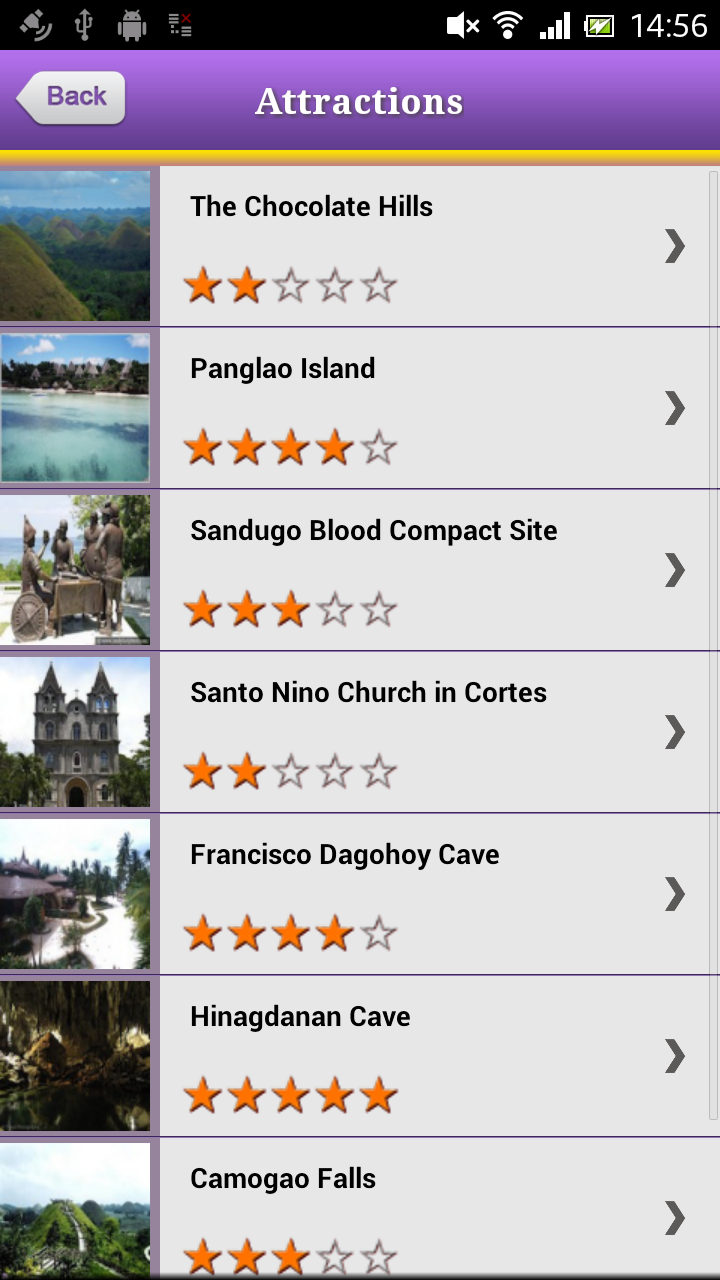 Bohol Offline Map Travel Guide Screen 3