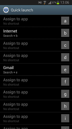 HW Key Quicksettings Launcher