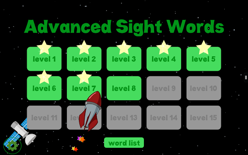 Advanced Sight Words