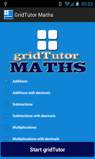 Play Maths on GridTutor