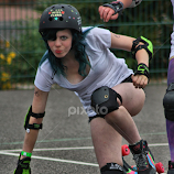 Roller Derby 3 by Dean Thorpe -  