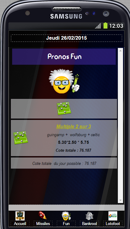 PRONOS GAGNANTS Screen 3