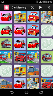 Cars Memory for Kids