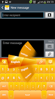 Keyboard Orange Light APK Screenshot #1